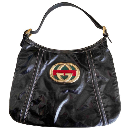 Gucci black cloth handbag