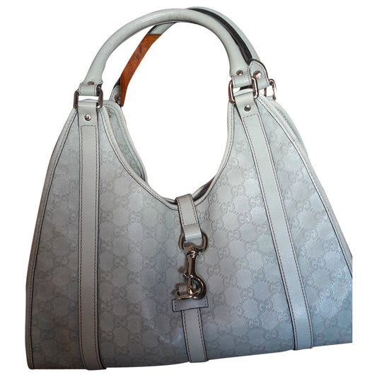 Gucci green leather handbag