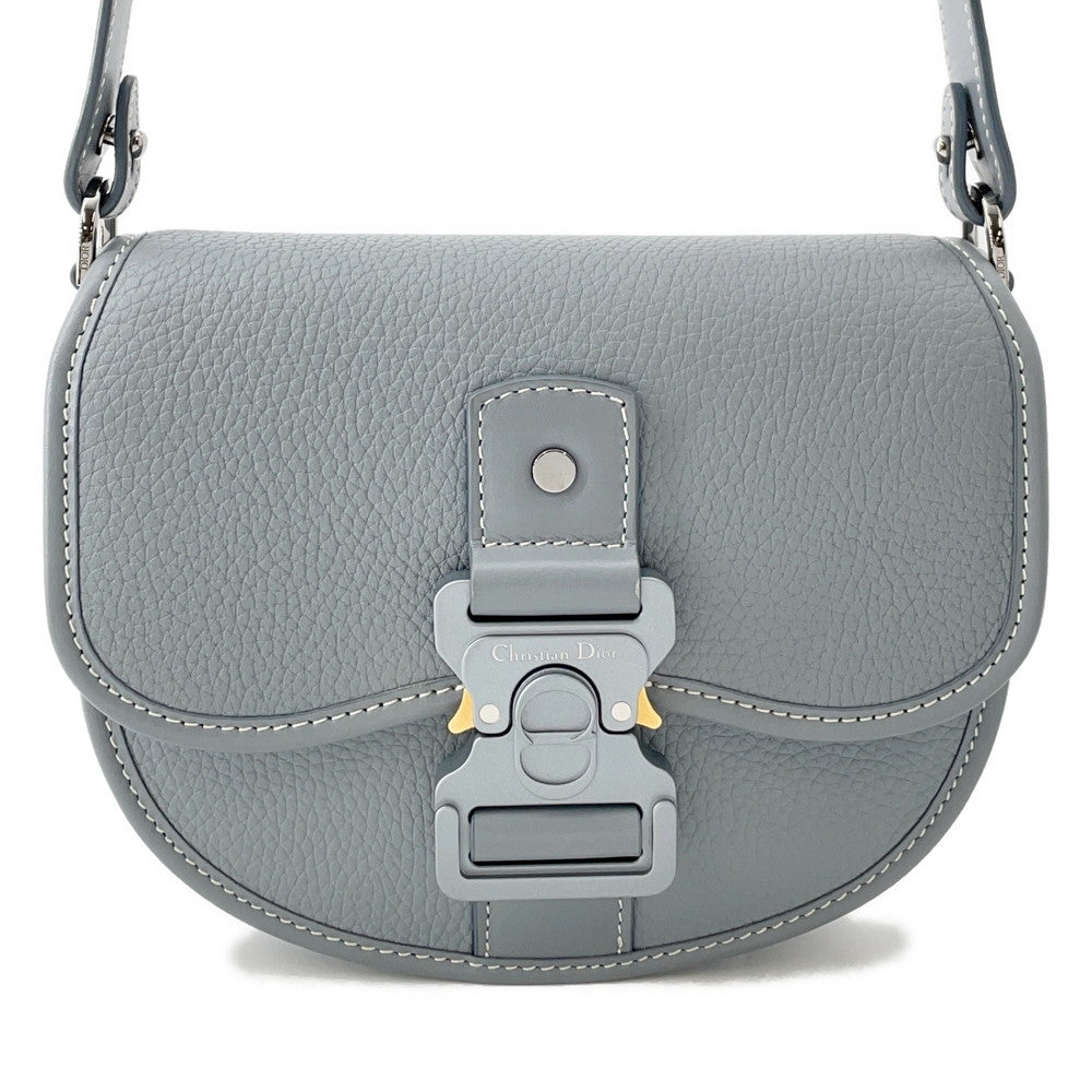 Dior Shoulder Bag Gallop Gray1ADPO033LAC Leather