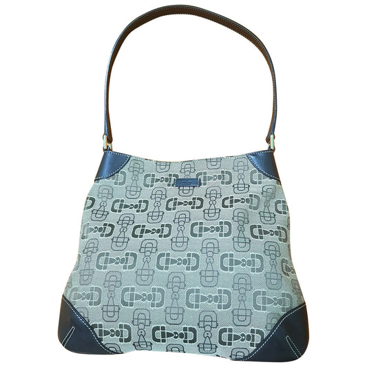 Gucci brown cloth handbag