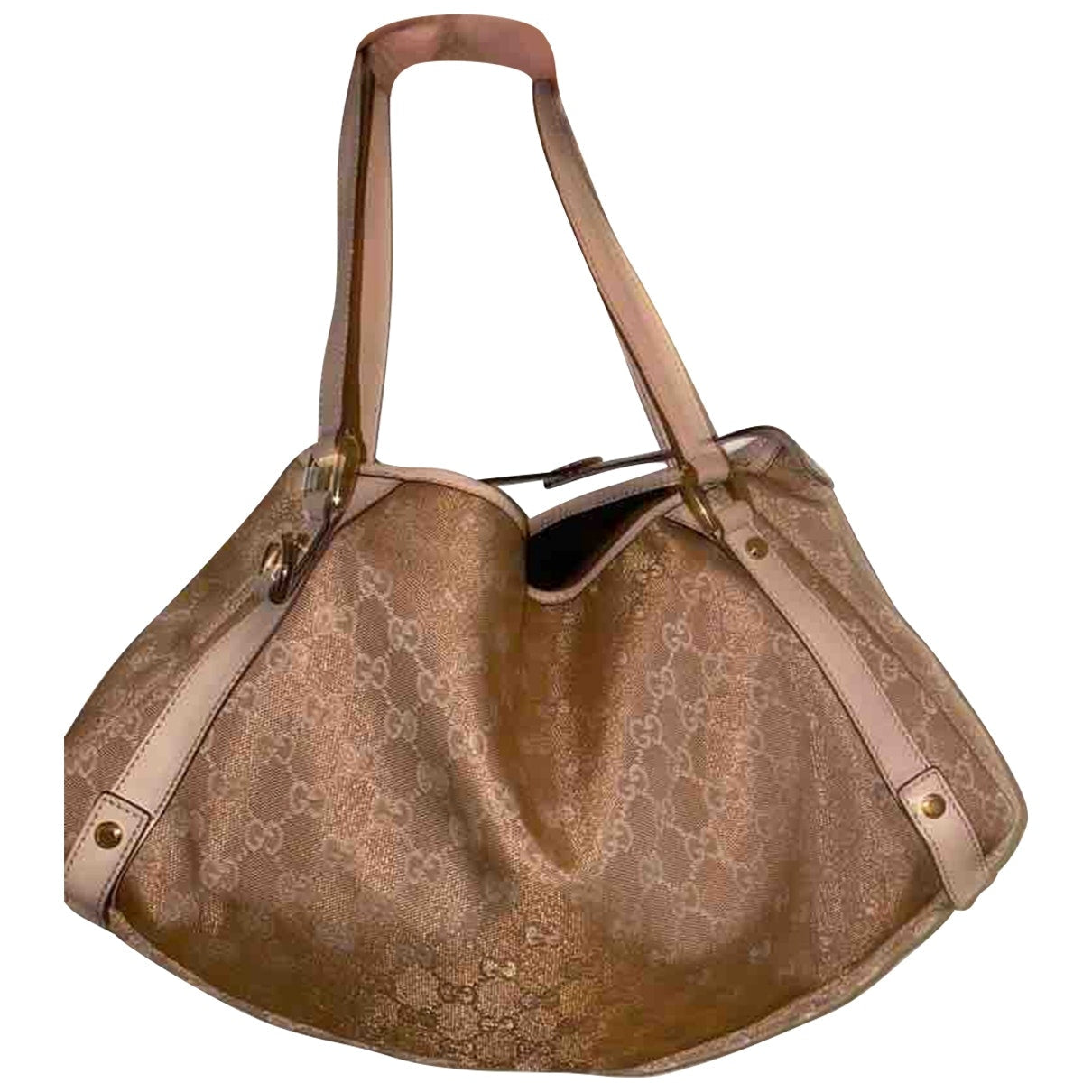 Gucci beige cloth handbag