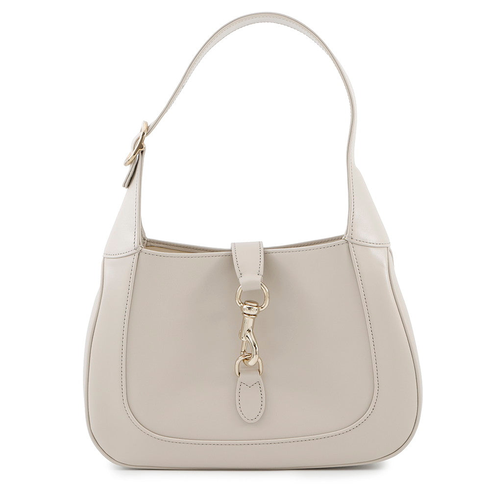 GUCCI Jackie White782849 Leather Size Small