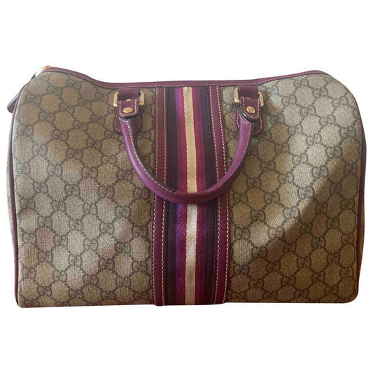 Gucci boston multicolour cloth handbag