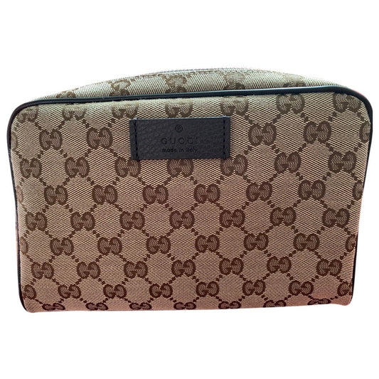 Gucci brown cotton bag