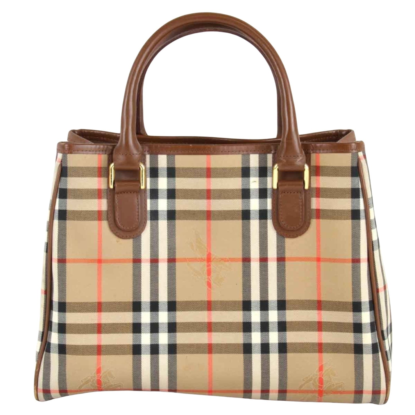Burberry Luxury Nova Check Handbag Travel Bag Check Handbag 193