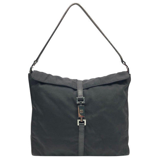 Gucci jackie black cloth handbag