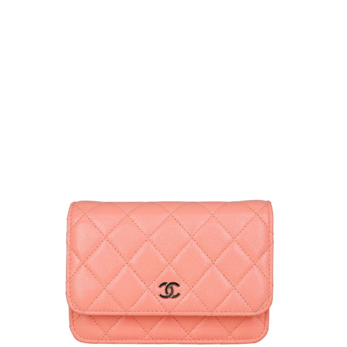 Chanel Wallet on Bright Coral Handbag Pink Mini Mini Bag