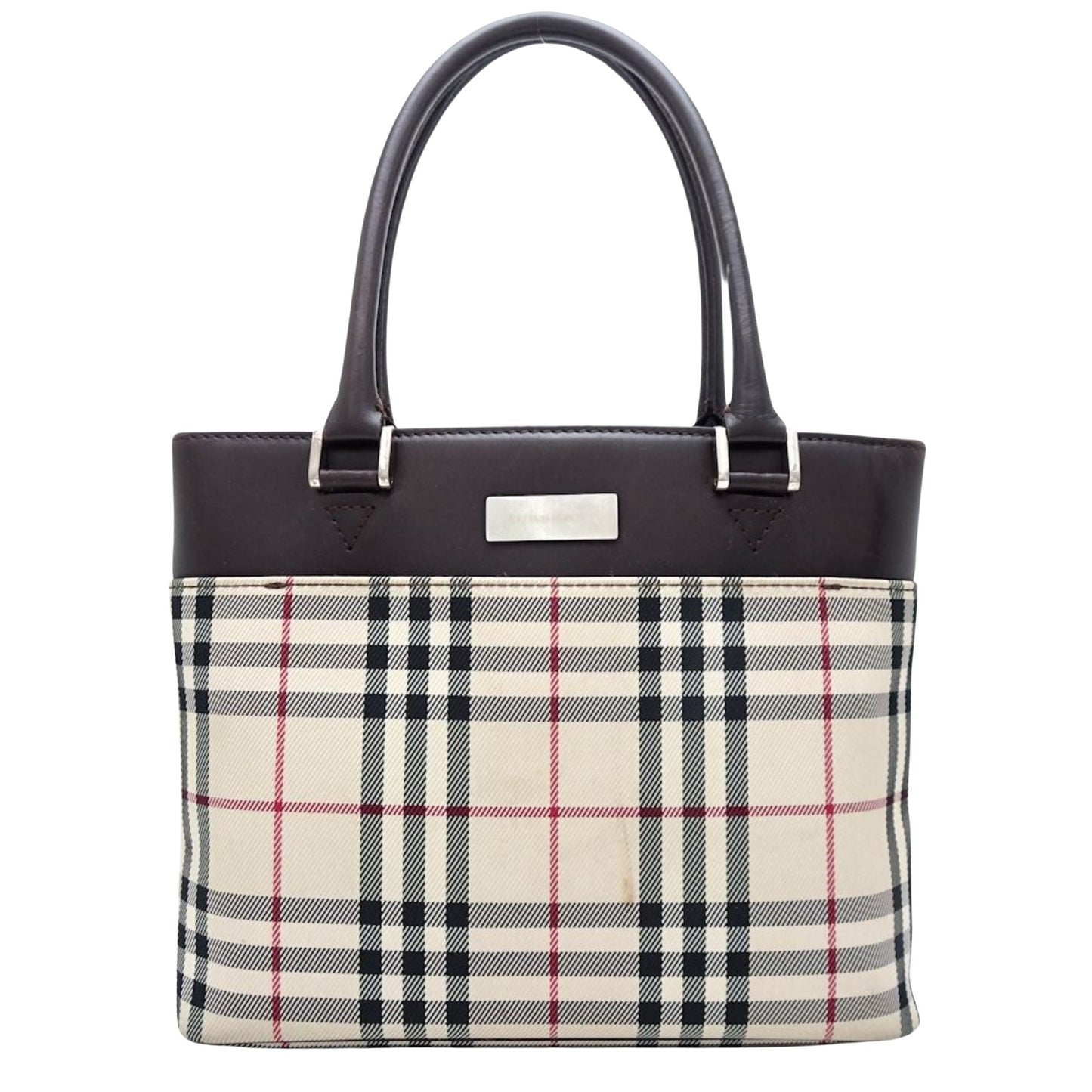 Burberry Luxury Nova Check Handbag Travel Bag Check Handbag 189