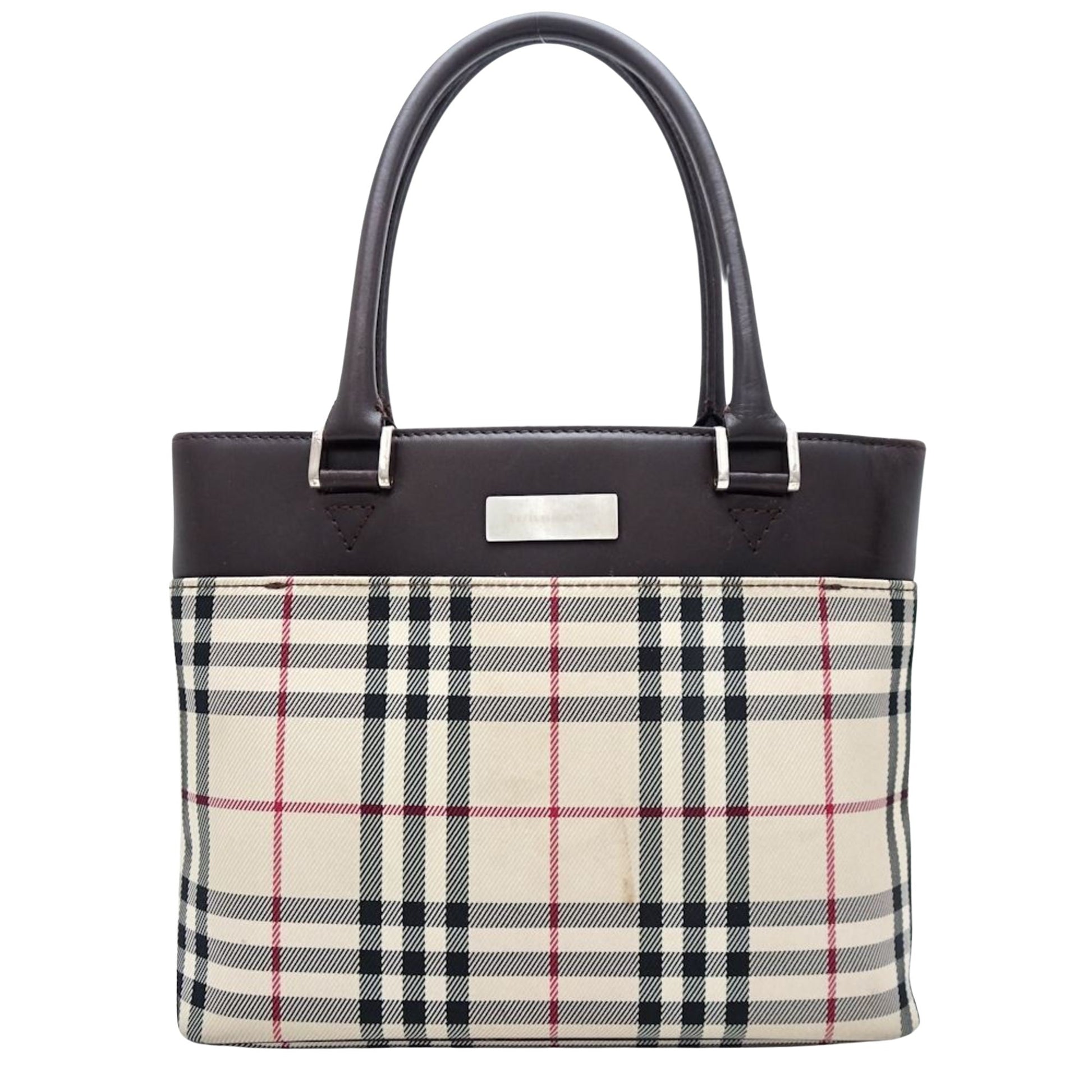 Burberry Luxury Nova Check Handbag Travel Bag Check Handbag 189
