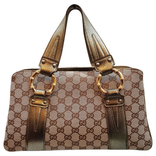 Gucci beige cloth handbag