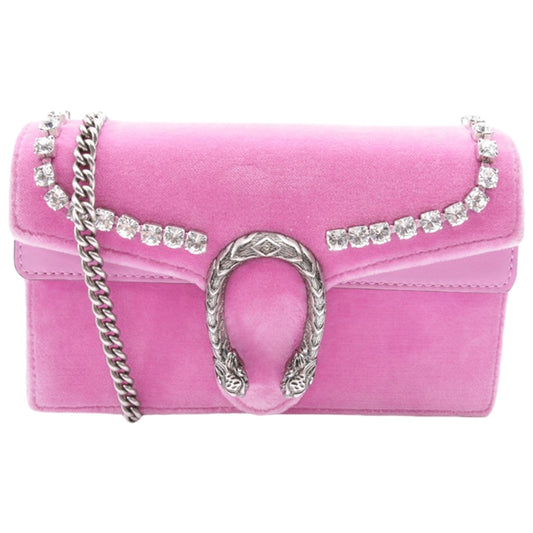 Gucci dionysus red silk clutch bag