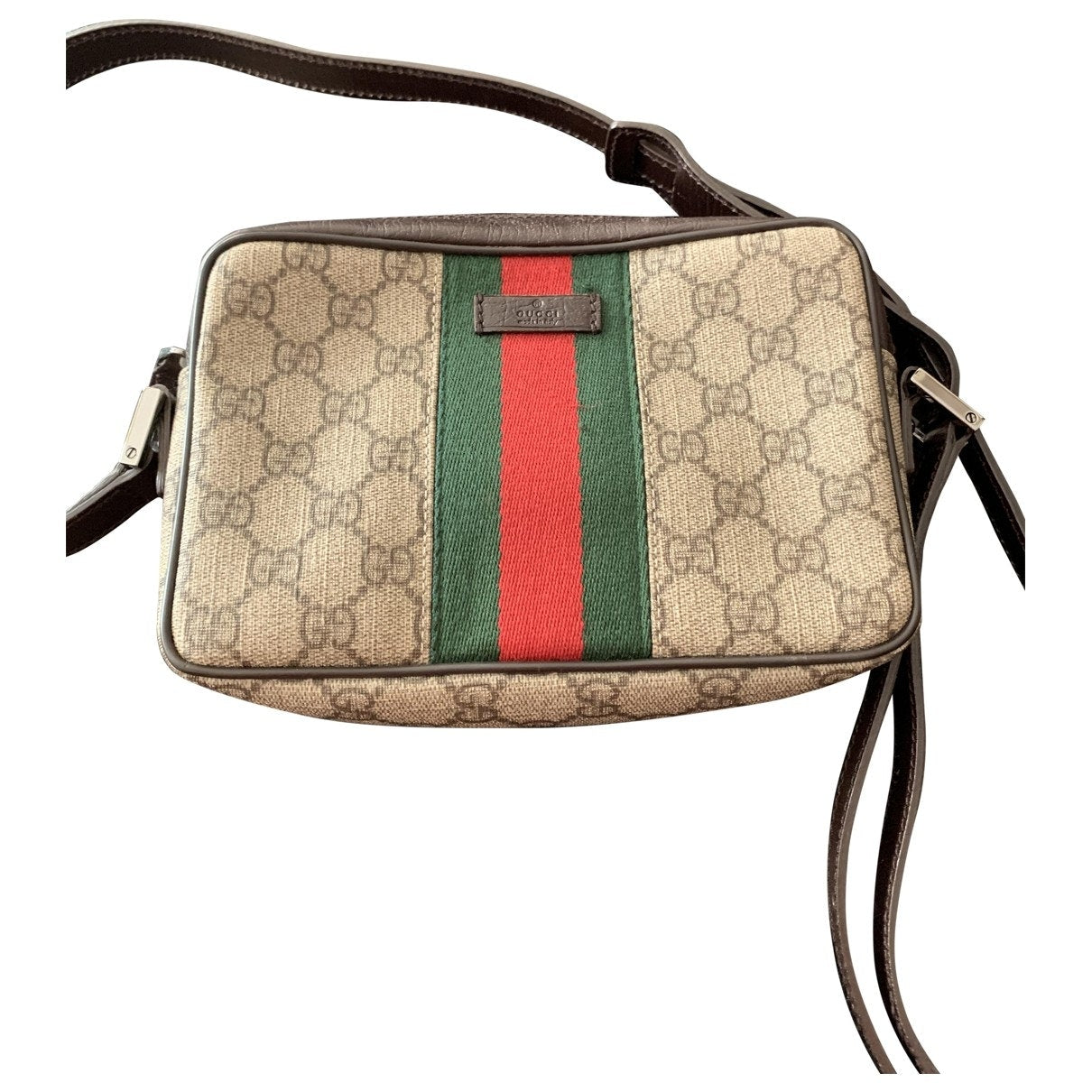 Gucci beige cloth handbag