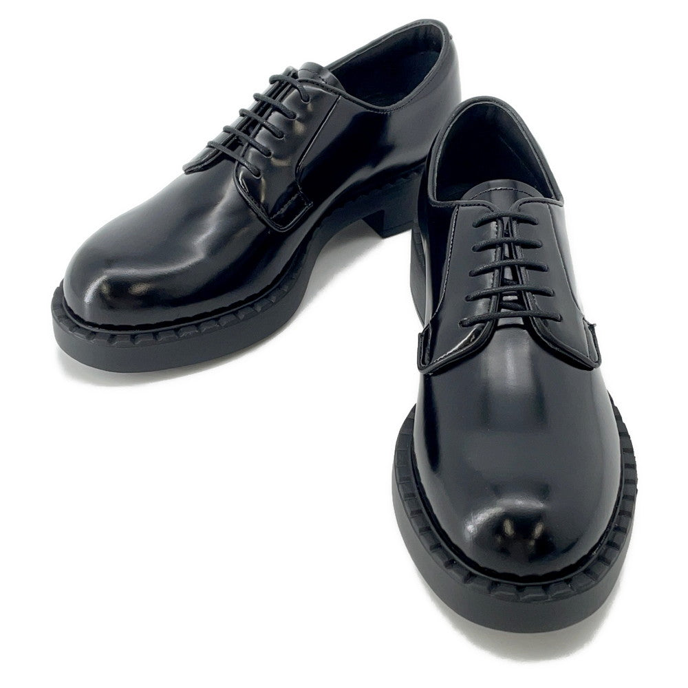 Prada Dress s Black1E877M BrushedLeather Shoes