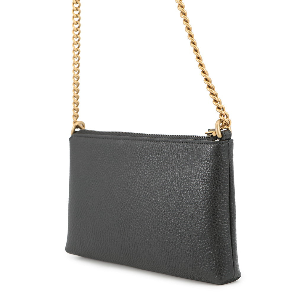 GUCCI Shoulder Bag GG Marmont Black779795 Leather