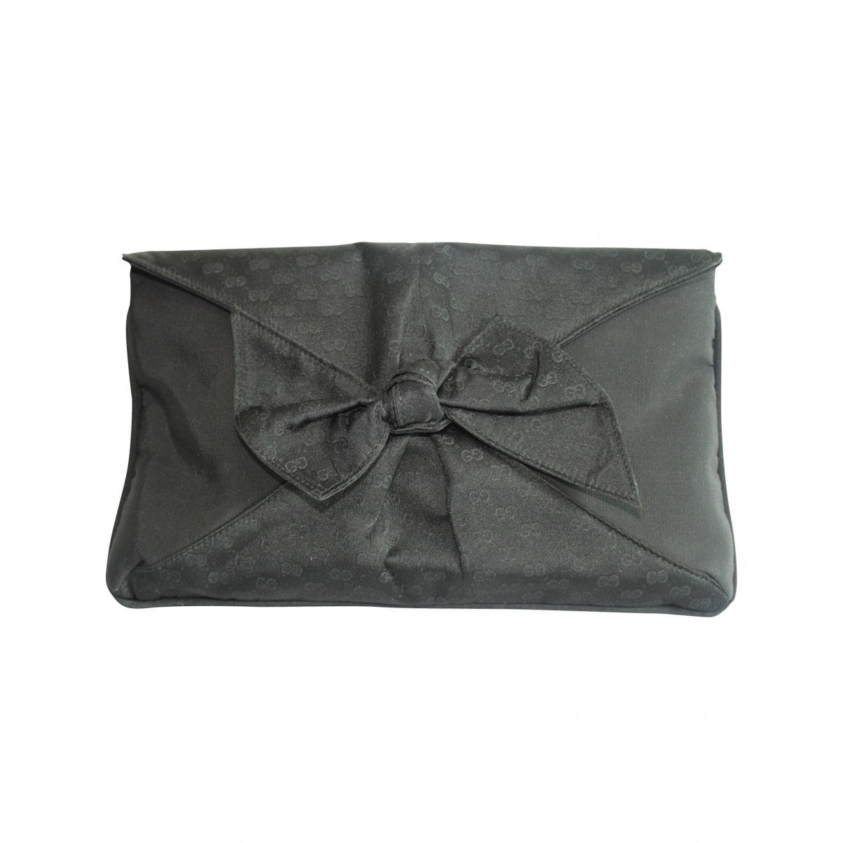 Gucci black cloth clutch bag