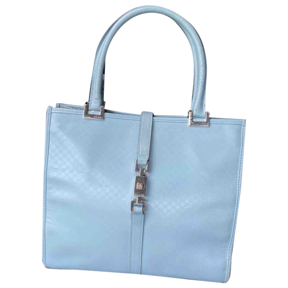 Gucci blue leather handbag