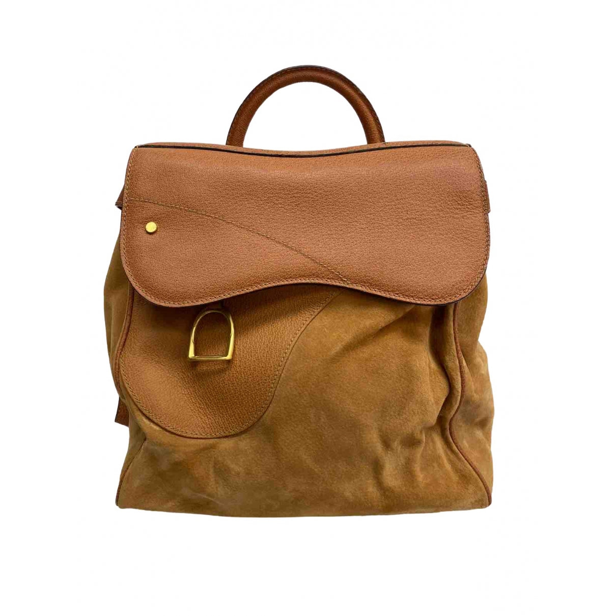 Gucci brown leather backpacks
