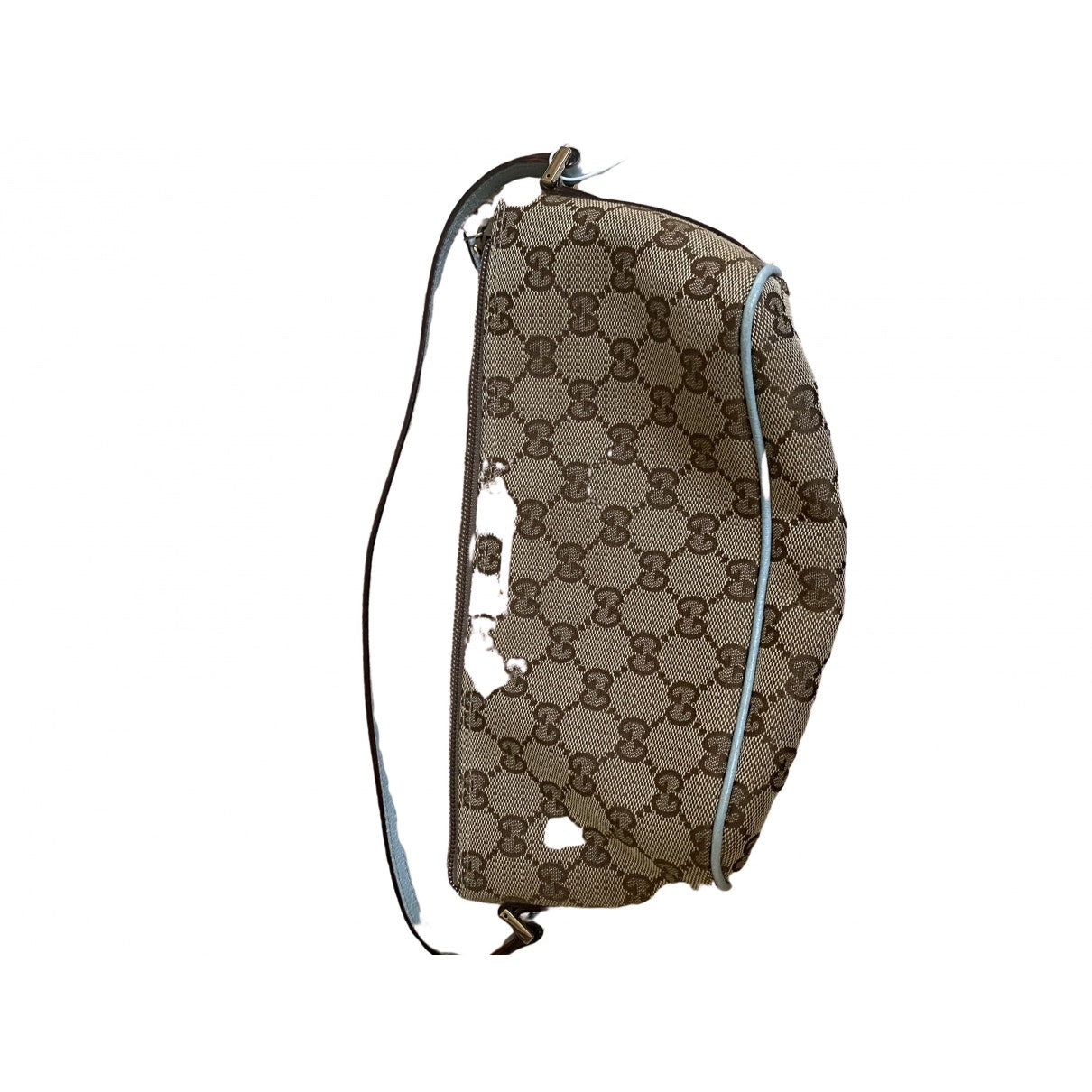 Gucci beige cloth clutch bag