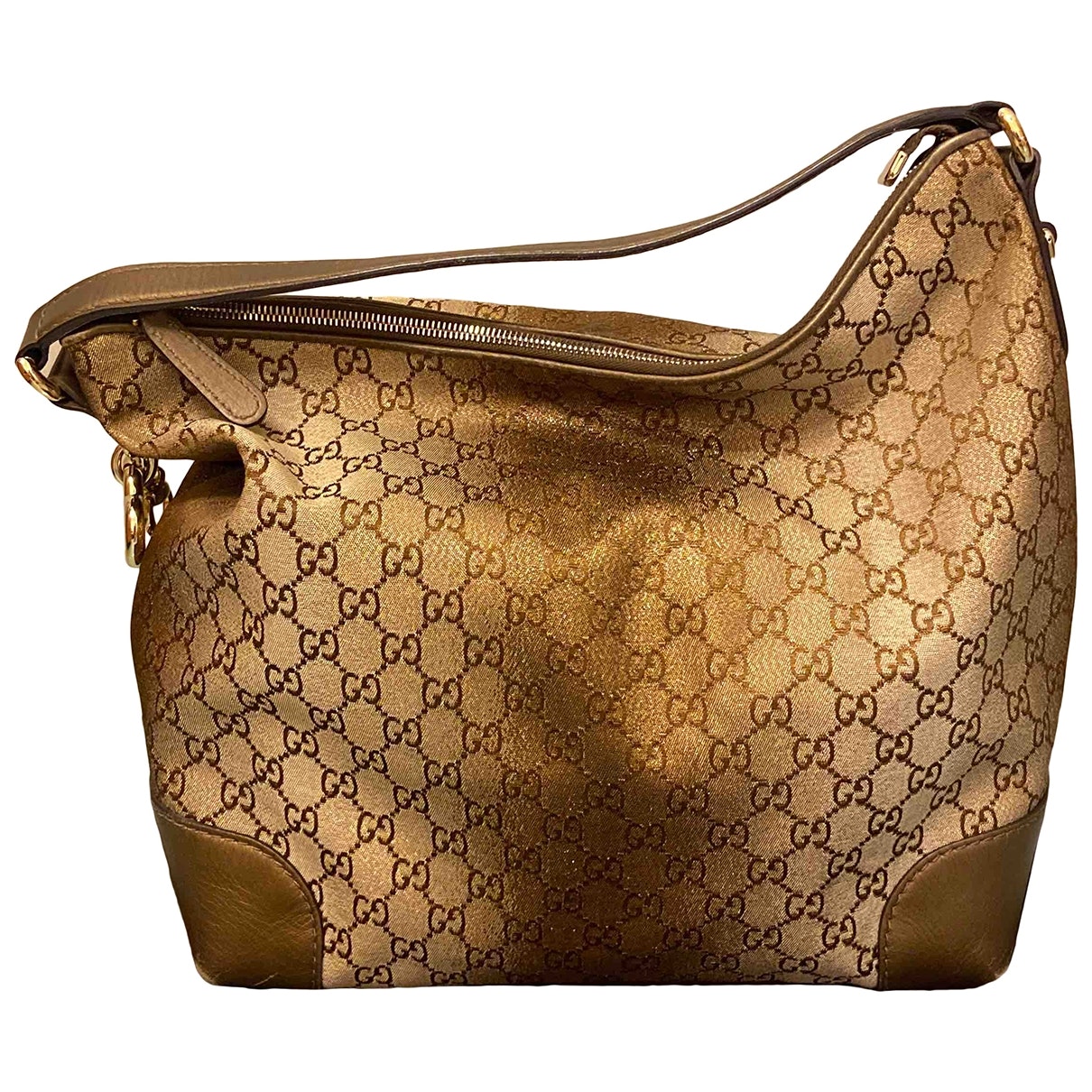Gucci beige cloth handbag