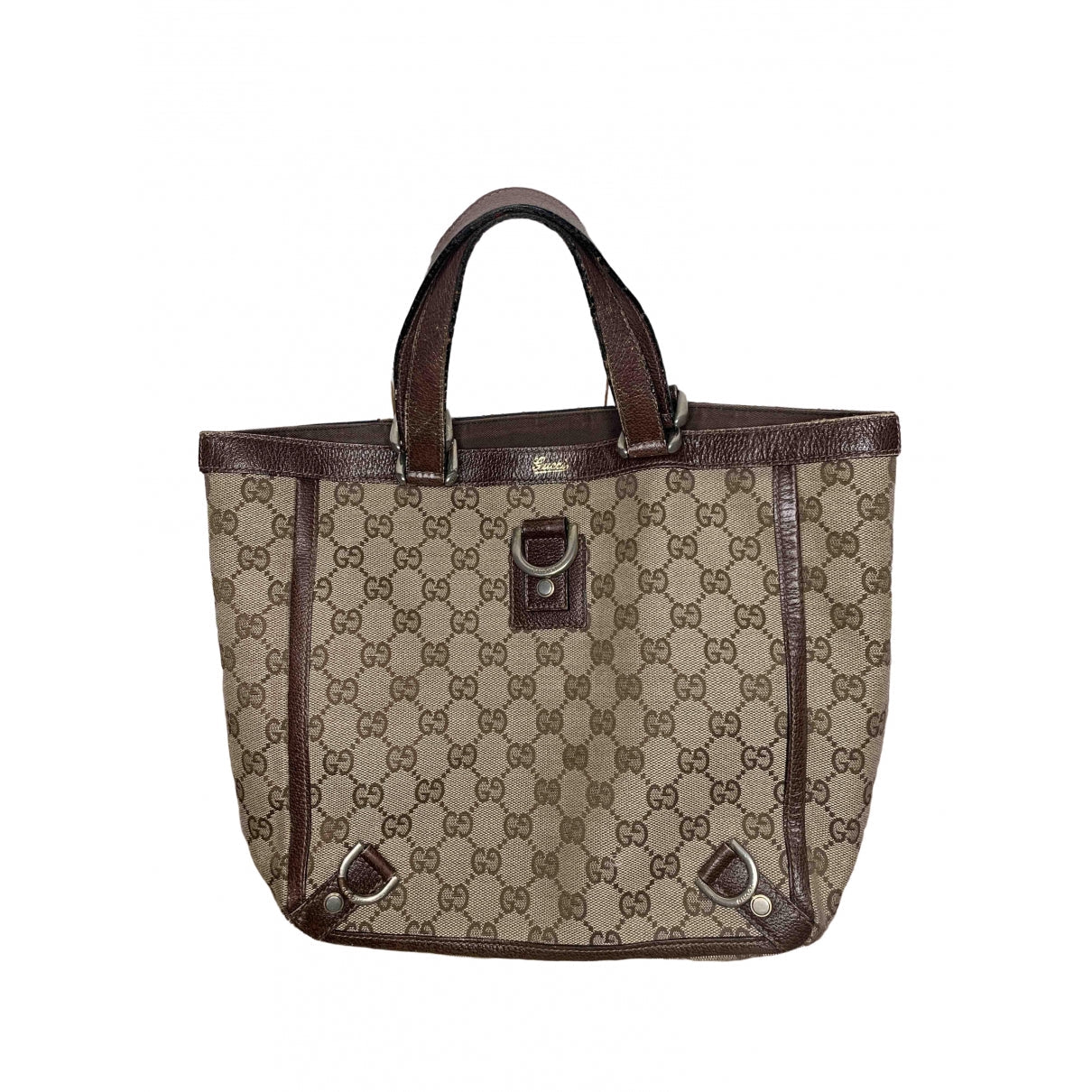 Gucci beige cloth handbag