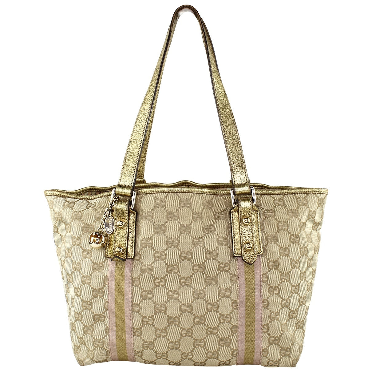 Gucci beige cloth handbag