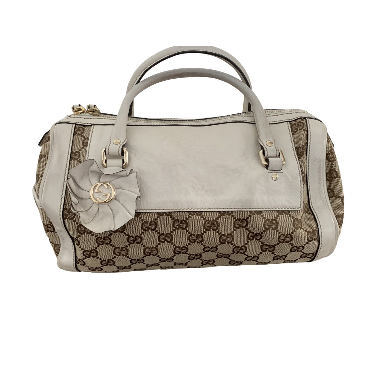 Gucci beige cloth handbag