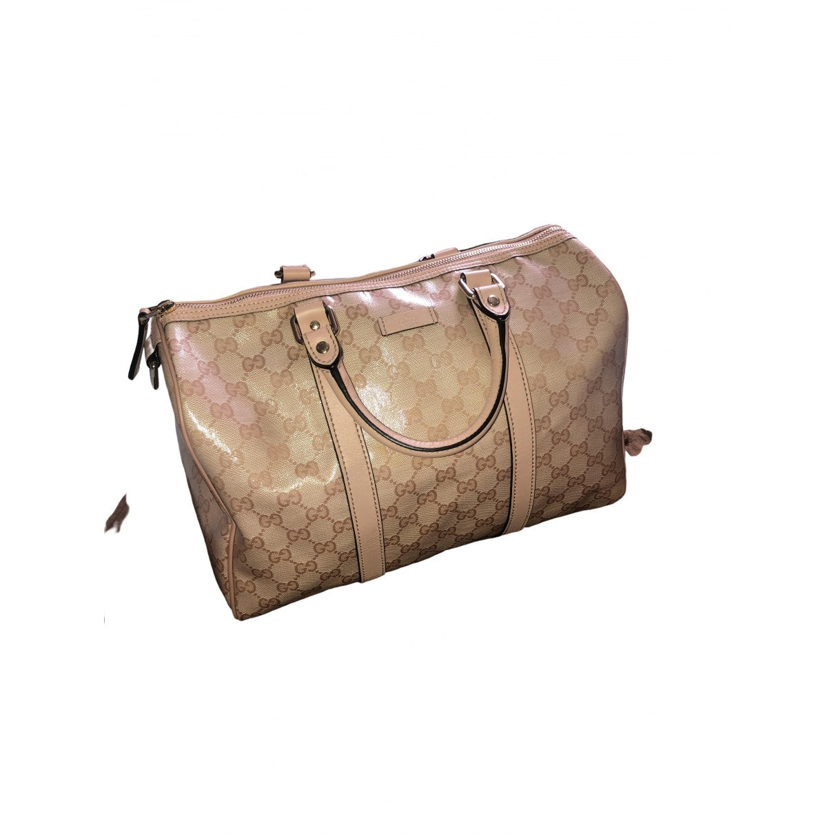 Gucci boston pink cloth handbag