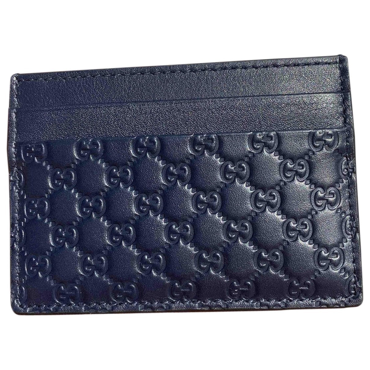 Gucci blue leather case