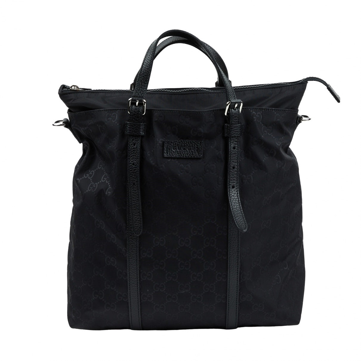 Gucci black synthetic handbag