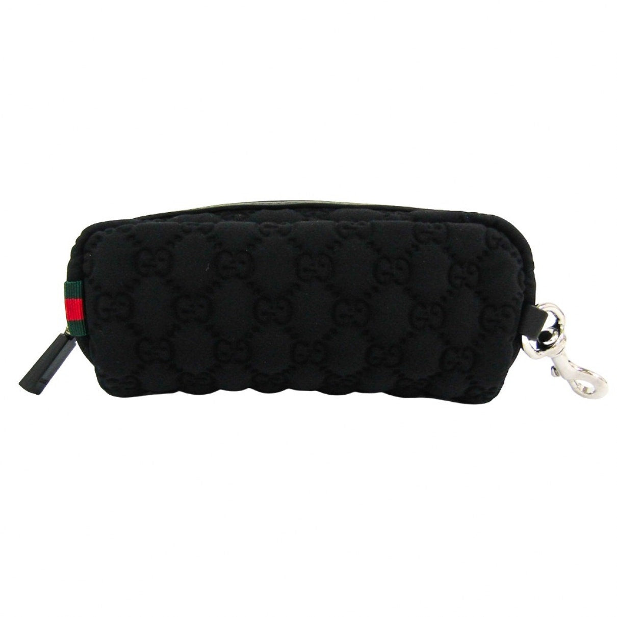 Gucci black cloth travel bag