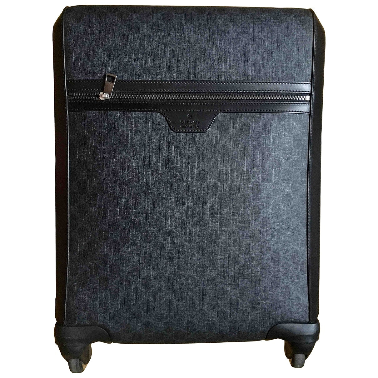 Gucci grey cloth travel bag