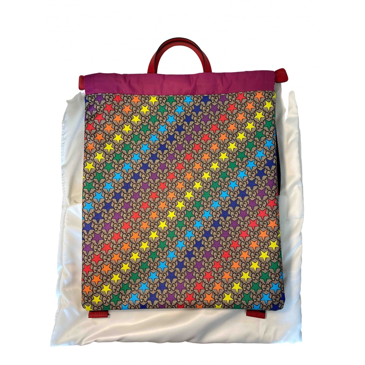 Gucci multicolour cotton bag & pencil cases