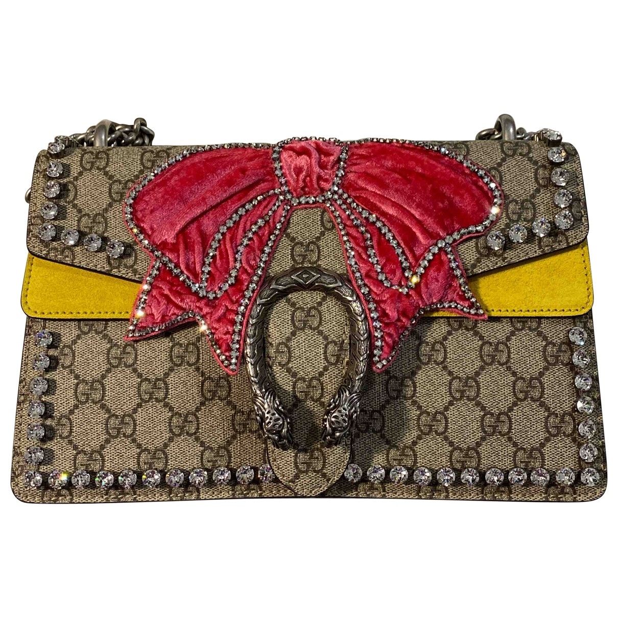 Gucci dionysus beige cloth handbag