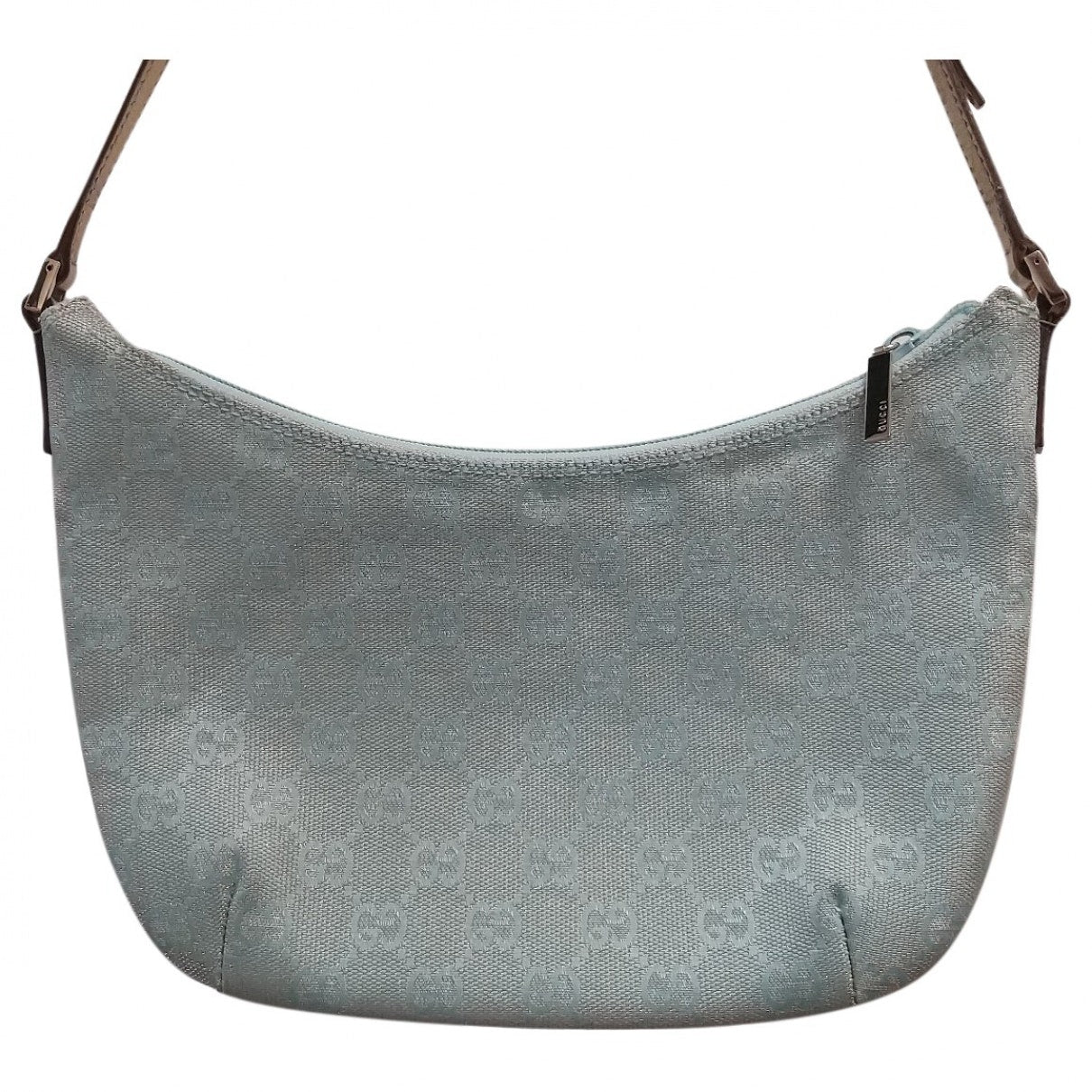 Gucci turquoise leather handbag
