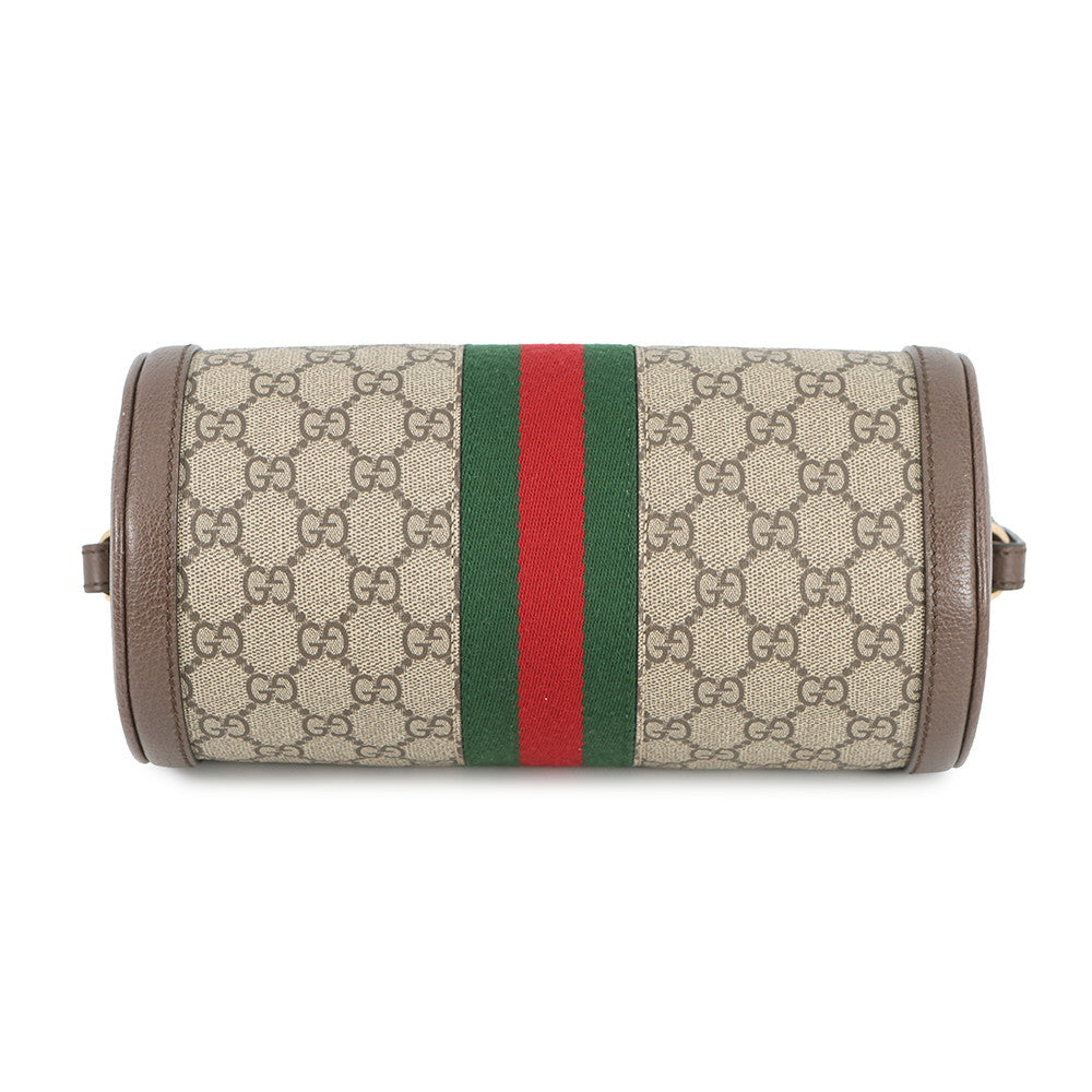 GUCCI GG Supreme Ophidia Small Shoulder Bag Brown/Beige795194 Leather PVC Size Small