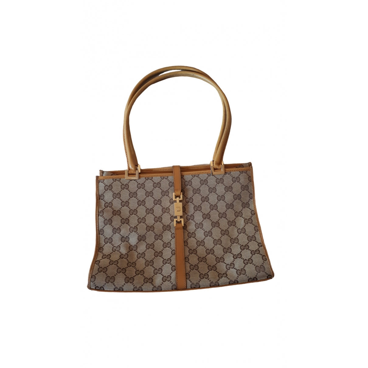Gucci beige cloth handbag
