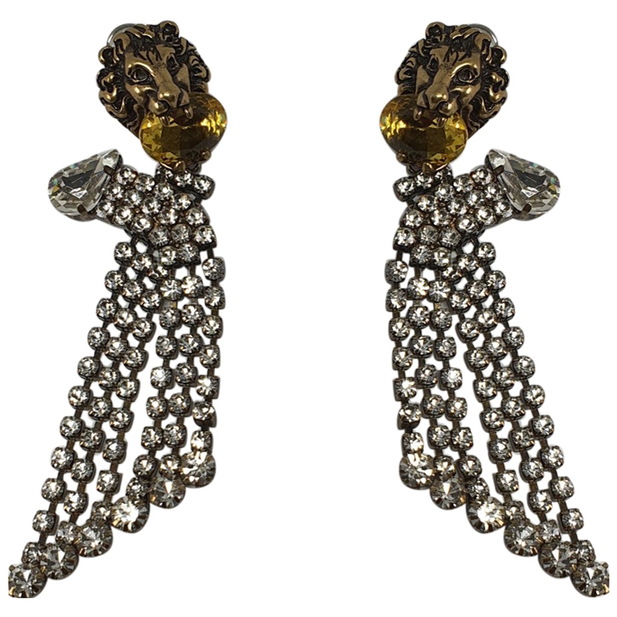 Gucci gold metal earrings