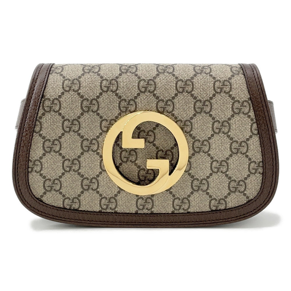 GUCCI Blondie Belt Bag Brown/Beige703807 GG Supreme Leather