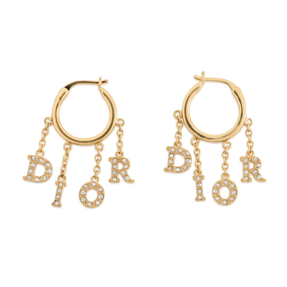 Dior Jewelry e Revolution Earrings GoldE3230WOMCY Rhinestone Metal