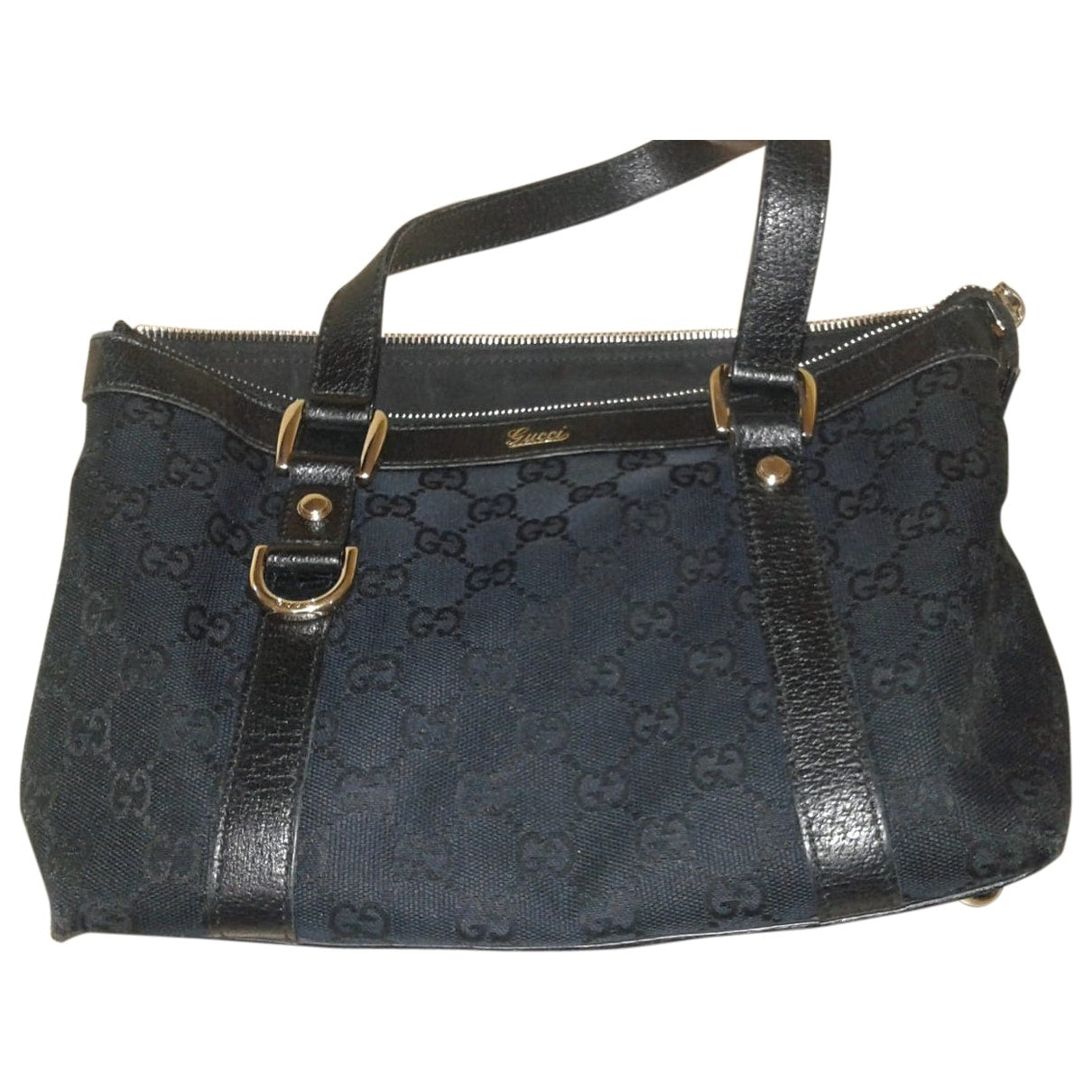 Gucci black cloth handbag
