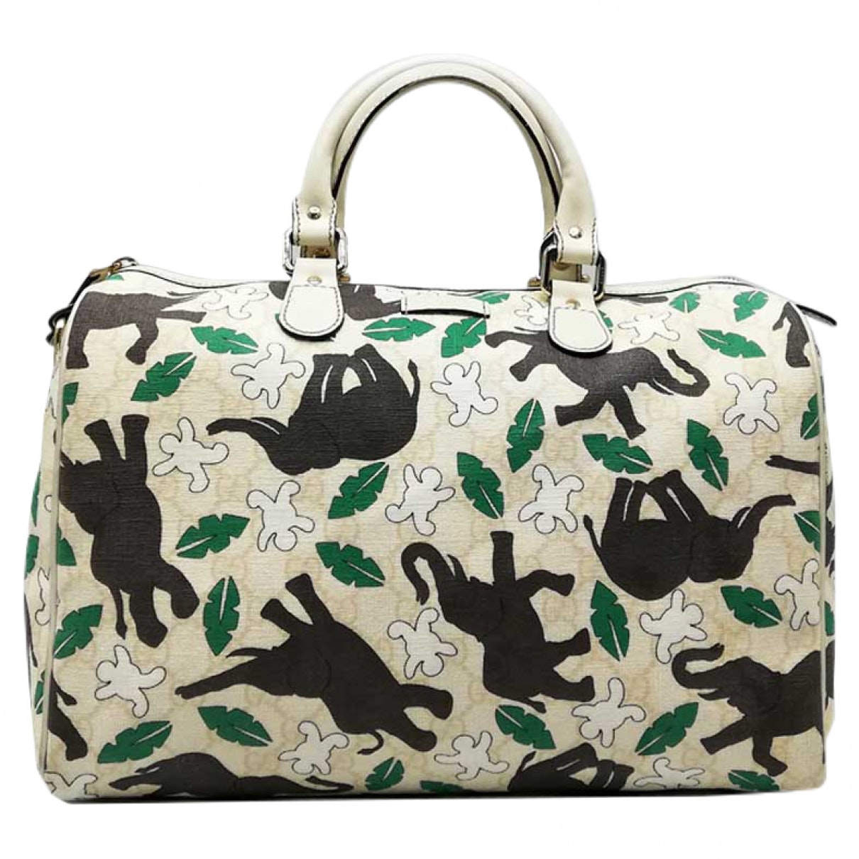 Gucci boston multicolour cloth handbag