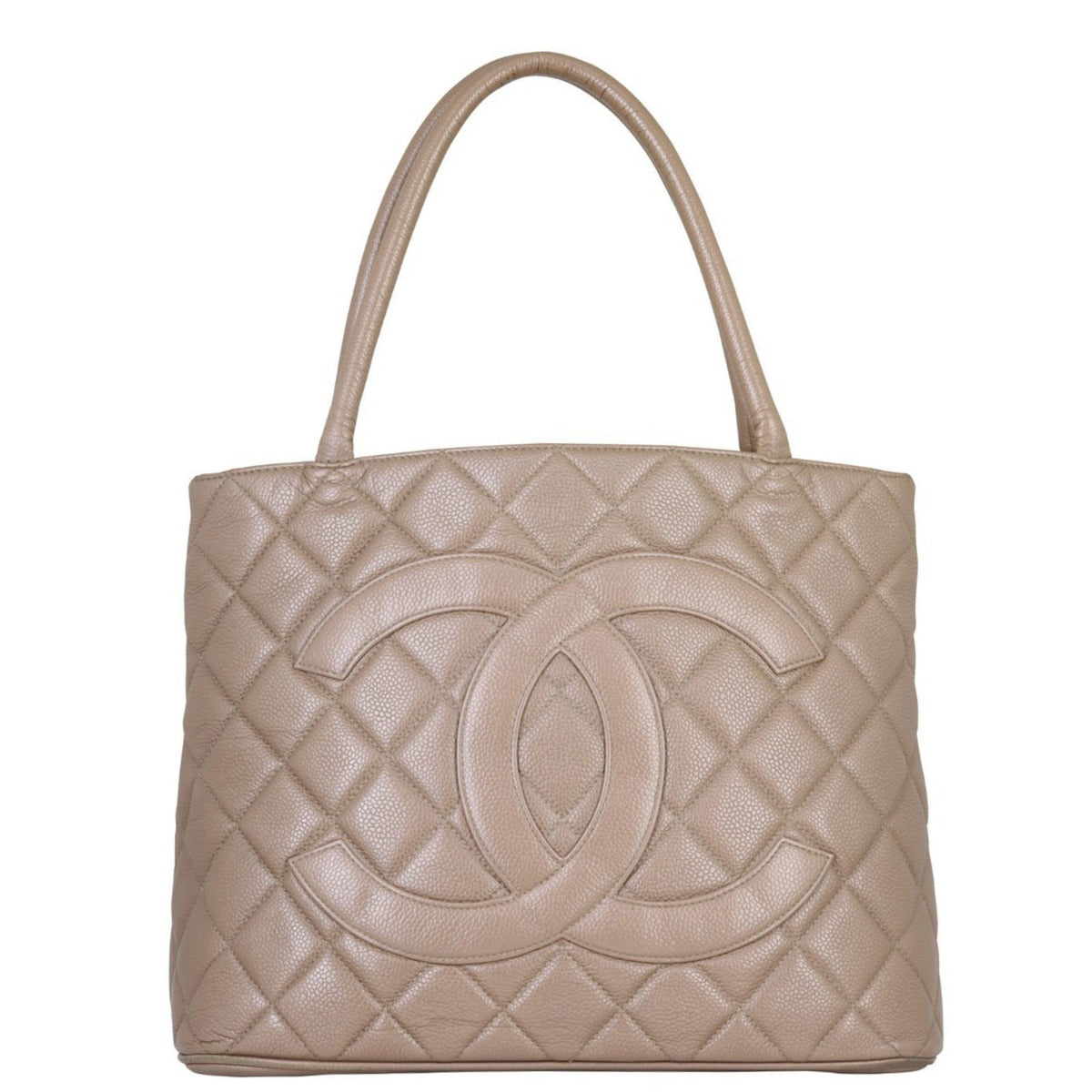 Chanel Medallion Tote Mocha Brown Tote Bag