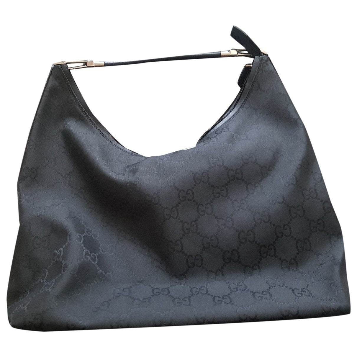 Gucci black cotton handbag