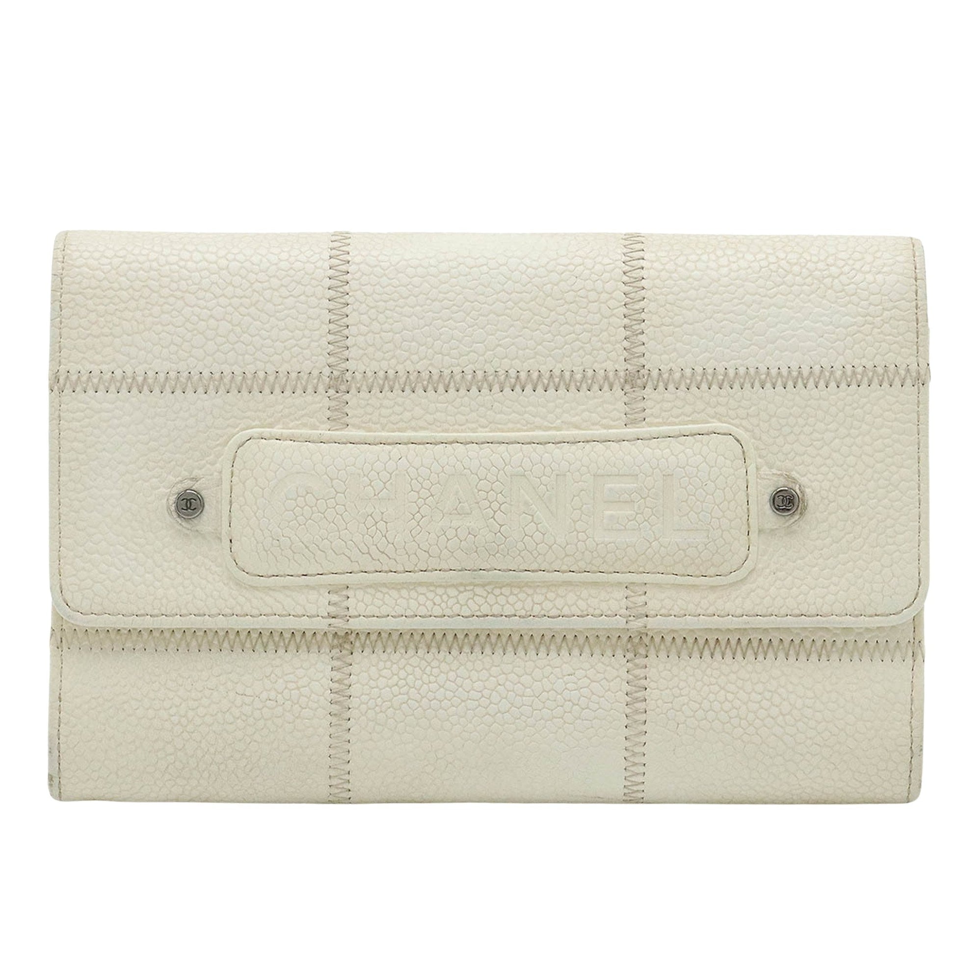 CHANEL square stitch Wallet
