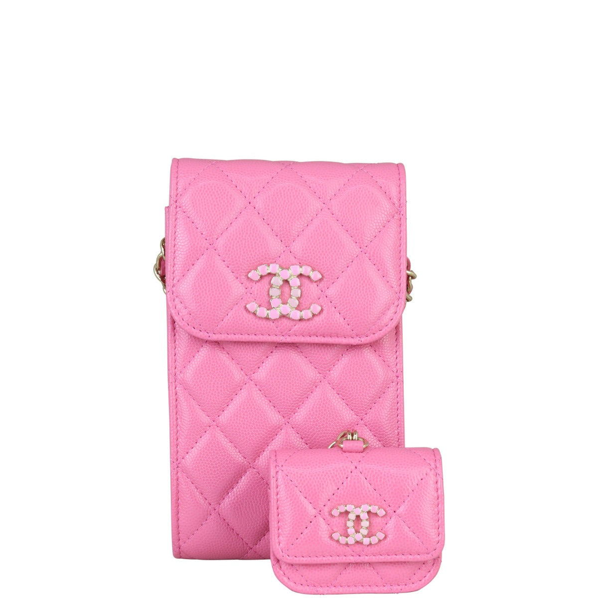 Chanel Phone Holder with Handbag Chain