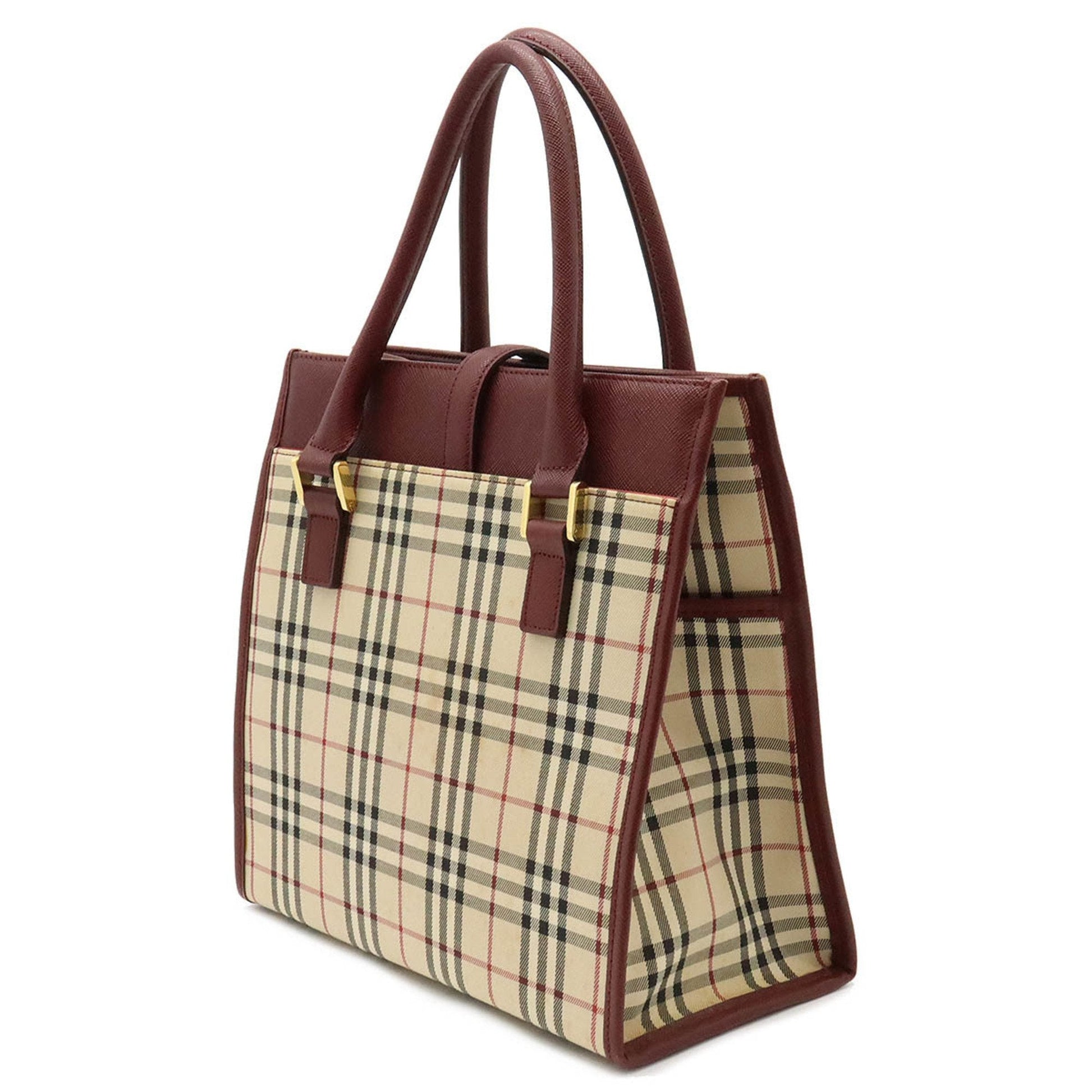 Burberry Luxury Nova Check Handbag Travel Bag Check Handbag 265