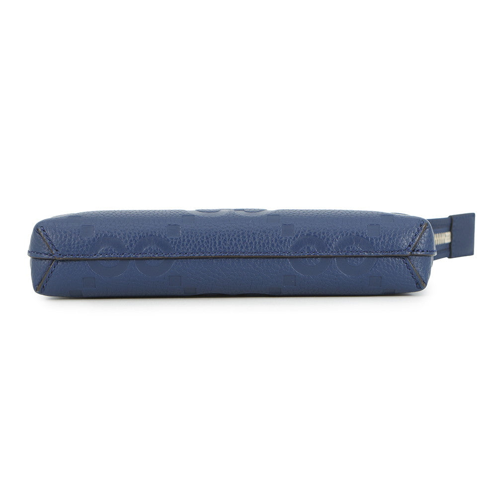 GUCCI jumbo GG messenger bag Navy761747 Leather Size Small