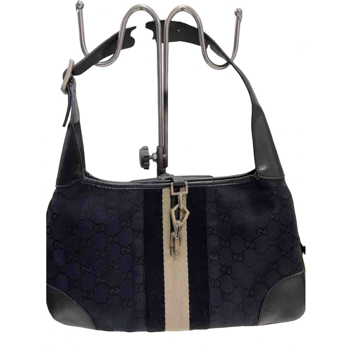 Gucci jackie black cloth handbag