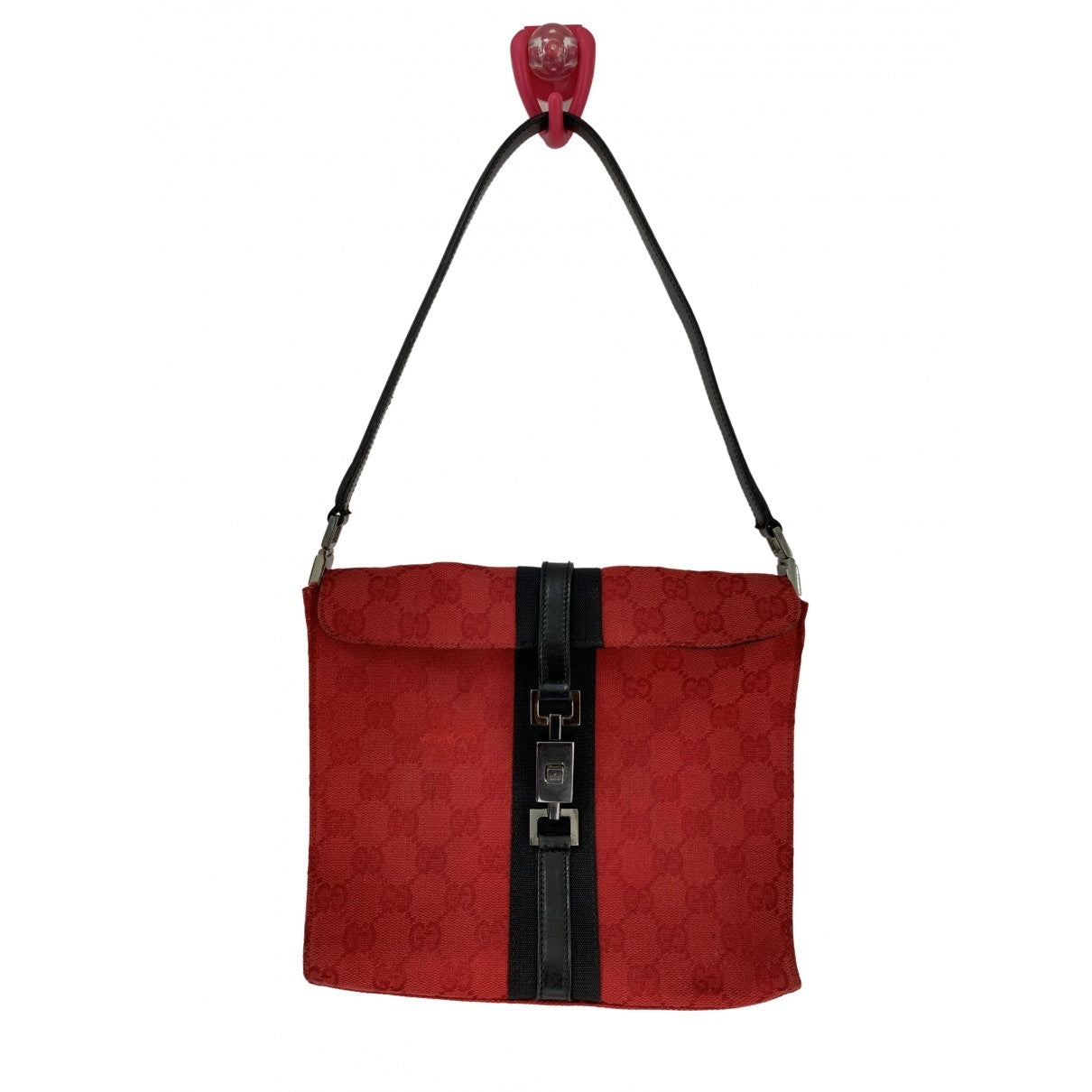 Gucci red cloth handbag
