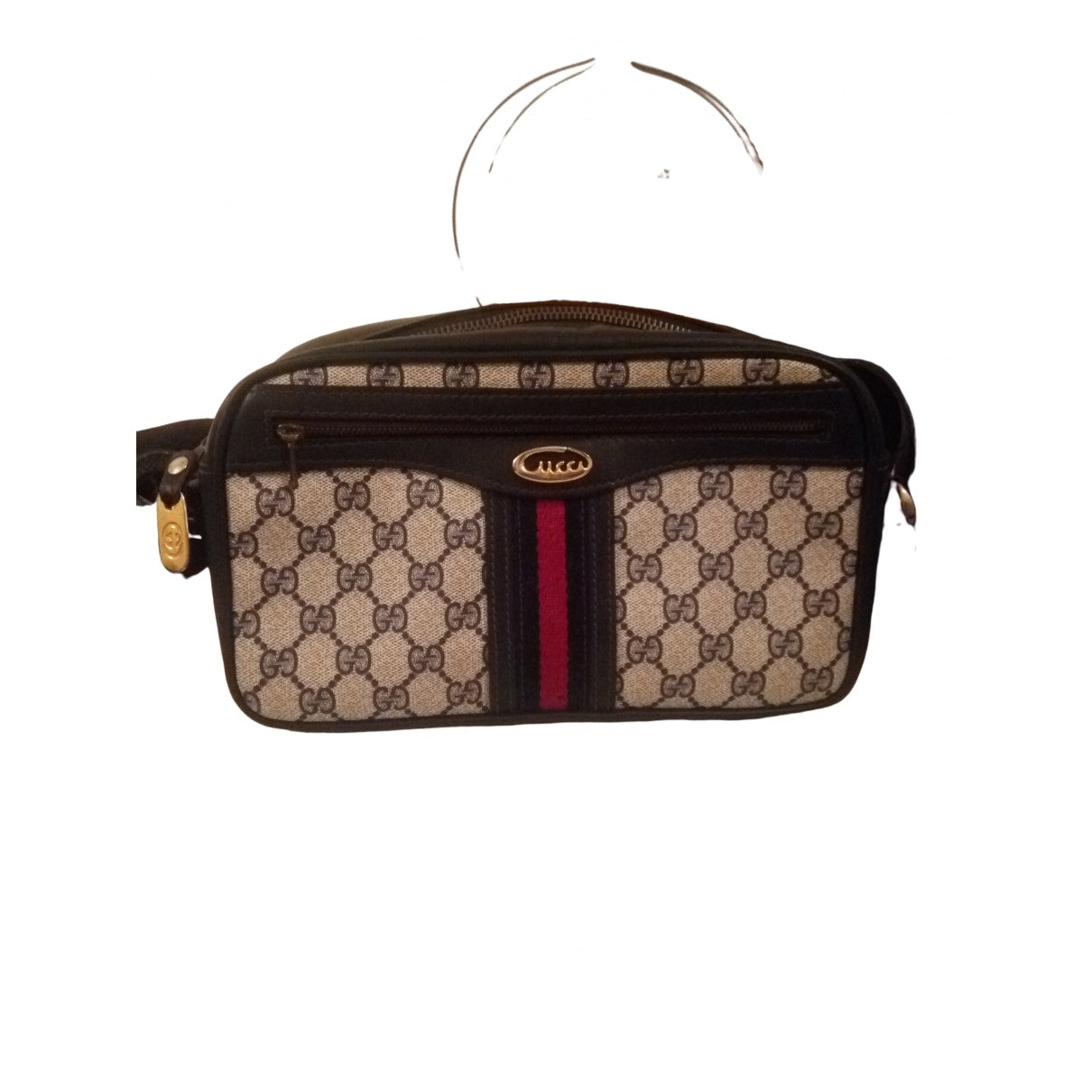 Gucci blue cloth handbag